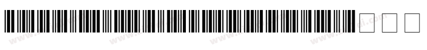 Free 3 of 9 Barcode字体转换